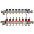 Product Image of 8-Loop ProRadiant Stainless Steel Manifold Shut-Off/Balancing/Flow Meters