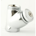 Product Image of 1" Turn-to-Silence Straight Control Stop for Ground Joint Connection (Wheel Handle Operated)