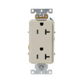 Product Image of Decora Plus Duplex Receptacle, 20A, Commercial Grade - Light Almond (125V)
