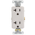 Product Image of Decora Plus Duplex Receptacle, 20A, Commercial Grade - White (125V)