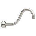 Product Image of 12" Wall Mount Shepherd's Hook Rain Showerhead Arm (Brushed Nickel)