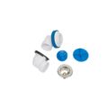 Product Image of True Blue PVC Bath Waste Rough-In Kit w/ Test Kit (Chrome Plated Zinc)