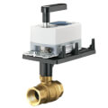 Product Image of 1-1/4" NPT 2-Way Ball Valve Assembly w/ GDE131.1P Actuator (16 Cv)