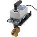 Product Image of 1/2" NPT 3-Way Ball Valve Assembly w/ GDE131.1P Actuator (2.5 Cv)
