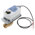Product Image of 3/4" NPT 2-Way Ball Valve Assembly w/ GDE161.1P Actuator (6.3 Cv)