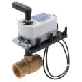 Product Image of 1-1/4" NPT 2-Way Ball Valve Assembly w/ GDE161.1P Actuator (100 Cv)
