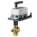 Product Image of 3/4" NPT 3-Way Ball Valve Assembly w/ GDE161.1P Actuator (16 Cv)