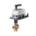 Product Image of 1-1/2" NPT 3-Way Ball Valve Assembly w/ GLB161.1P Actuator (25 Cv)