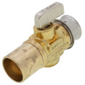 Product Image of 1/2" FSWT x Press Shut-Off Valve for Copper Manifolds (Brass)