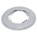Product Image of 2-1/2" IPS Heavy Duty Floor and Ceiling Plate w/ Spring, Chrome Plated (5-3/8" OD, 2-7/8" ID)