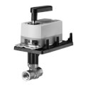 Product Image of 1-1/4" NPT 2-Way Normally Closed Stainless Steel Ball and Stem Ball Valve with Two-Position Actuator (63 Cv)