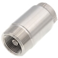 Product Image of 1-1/4" MPT X 1" Threaded Spring Loaded Check Valve (Stainless Steel)