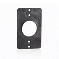 Product Image of Coverplate, Standard, Single-Gang, Thermoplastic, 1.39" Diameter (fits 15a Straight Blade & Locking And 20a Straight Blade Receptacles) (Black)