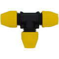Product Image of 1/2" IPS Underground Yellow Poly Gas Pipe Tee (SDR 9.3)