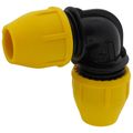 Product Image of 1/2" IPS Underground Yellow Poly Gas Pipe 90-Degree Elbow (SDR 9.3)