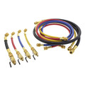 Product Image of 60" Refrigeration Hose w/ Ball Valve Adapter (Set of 4)