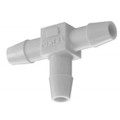 Product Image of 1/4" O.D. Plastic Tube Restrictor Tee, 20 Scim (5.5 ml/sec) (5 Pack)