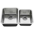Product Image of Reliant 31" x 20" Stainless Steel Undermount Double-Bowl Kitchen Sink (Stainless Steel)