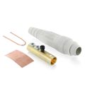 Product Image of 18 Series Cam-Type Female Detachable Plug, Ball Nose, #2 2/0 AWG, 300A Max (White)