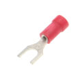 Product Image of Vinyl Insulated Fork Terminal, 22-16 AWG, Bolt #10 (Copper)