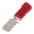 Product Image of Vinyl Insulated Male Disconnect, 22-18 AWG, Tab Size .250x.032 (Copper)