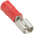Product Image of Vinyl Insulated Female Disconnect, 22-18 AWG, Tab Size .187x.032 (Copper)