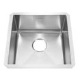Product Image of Pekoe 17" x 17" Stainless Steel Undermount 1-Bowl Kitchen Sink (Stainless Steel)