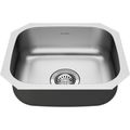 Product Image of Portsmouth 18" x 16" Stainless Steel Undermount 1-Bowl ADA Kitchen Sink (Stainless Steel)