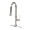 Product Image of Single Handle Kitchen Faucet w/ Pull-Down Sprayer (Satin FInish)