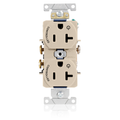 Product Image of Duplex Receptacle Outlet, Heavy-duty , 20A, 125v, 2-pole, 3-wire (Light Almond)