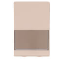 Product Image of Plastic Thermostat Cover Concealed Thermometer Exposed Setpoint (Beige)