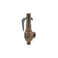 Product Image of 2" MNPT x FNPT ASME Sec I Steam Bronze Safety Relief Valve Metal Seat (100 psig) 19MHHA100