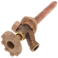 Product Image of Model 19 6", 1/2" PEX Crimp Inlet Anti-Siphon Wall Faucet w/ Metal Handle