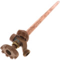 Product Image of Model 19 18", 3/4" PEX Crimp Inlet, Anti-Siphon Wall Faucet w/ Metal Handle