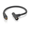 Product Image of 16 Series Cam-Type Taper Nose "Soft" Paralleling Tee, Female plug to Male/Male Tee, 24" Cable Length, 4/0, 400A Max (Black)