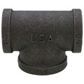 Product Image of 1-1/4" x 1-1/4" x 1-1/2" Black Tee, Class 150