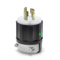 Product Image of Locking Plug, 20A, 277V Power Indication (Black) & White