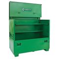 Product Image of 30" D x 48" H x 60" W 16 Gauge Steel Flat-Top Box, Green