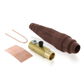 Product Image of 18 Series Plug, Female, 400A Max, 600V Single Set Screw Termination, 2/0-4/0 Cable Range (Brown)
