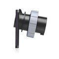 Product Image of 20A, 600V 3-Phase, 3P, 4W, Inlet North American Pin & Sleeve Inlet, IP67, Watertight (Black)