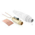 Product Image of 18 Series Cam-Type Female Detachable Plug, Ball Nose, 2/0 4/0 AWG, 400A Max (White)