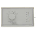 Product Image of Non-Programmable, 1H/1C, Mechanical Thermostat w/ 3-Wire Zone Mounting Plate