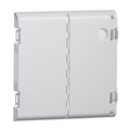 Product Image of 14" Vented Hinged Door, Plastic (White)