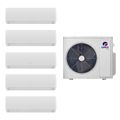 Product Image of 48,000 BTU, R-32, 21 SEER2 Vireo Ductless Five Zone Heat Pump Package (9+9+9+9+18)