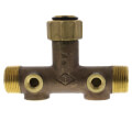 Product Image of 1" x 3" Center to End, No Lead Brass Female Union Tank Tee