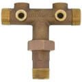 Product Image of 1" X 4-1/2" Center to End, No Lead Brass O-Ring Union Tank Tee