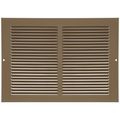 Product Image of 12" x 8" (Wall Opening Size) Golden Sand Baseboard Return Air Grille (657 Series)