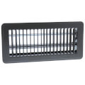 4" x 14" (Wall Opening Size) Silver Maple Gray Floor Register (350 Series)