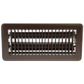 6" x 10" (Wall Opening Size) Hickory Dark Java Floor Register (350 Series)