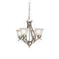 Product Image of Dover 4 Light Mini Chandelier (Brushed Nickel)